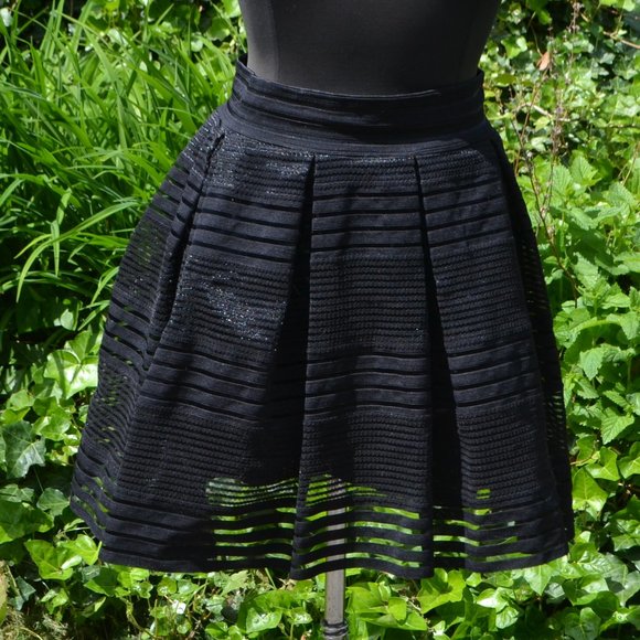 torrid Dresses & Skirts - Torrid 0X 12 Black Retro Mesh A-Line Skirt